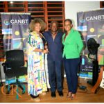 Jocelyne BÉROARD; Camille ÉLISABETH, Maire de Pointe-Noire et 3eme Vice-Présidente de la CANBT et Géraldine BARLAGNE-NAIGRE, Directrice du CIRP Bik Yonn Dé 3